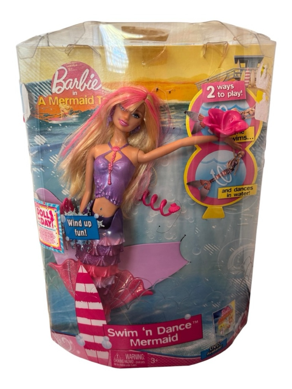 Barbie Swim 'n Dance Blonde Mermaid 2010 Rare in Box